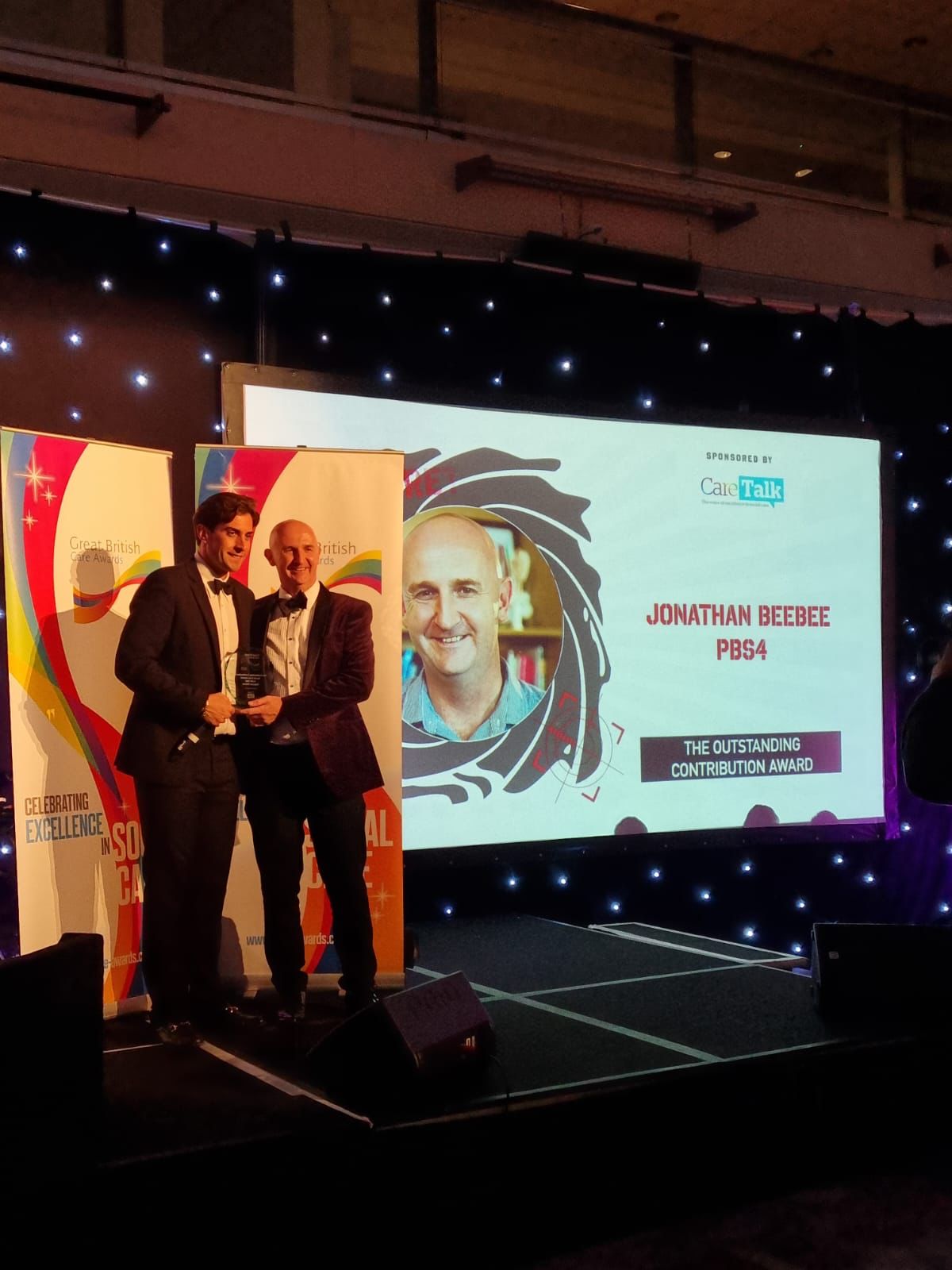 PBS4 CEO, Jonathan Beebee recognised at the Great British Care Awards!